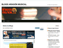 Tablet Screenshot of blogs.aragonmusical.com